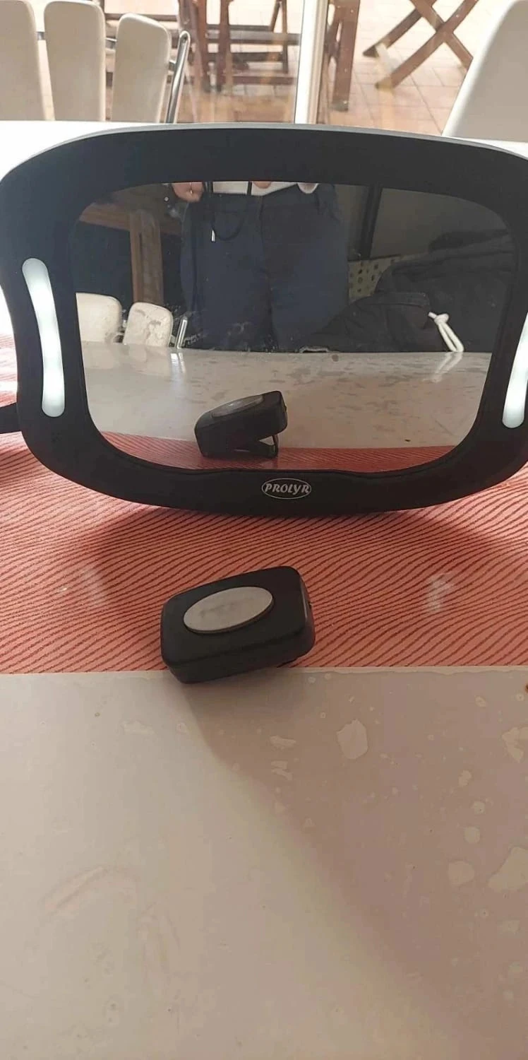 Miroir bébé voiture lumineux